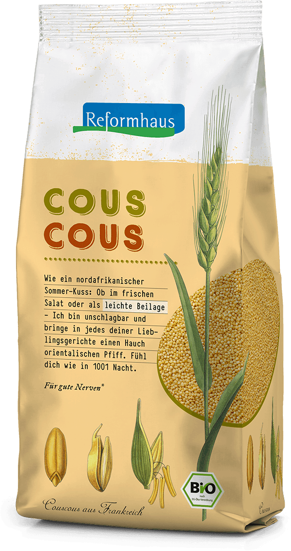 Couscous : Reformhaus Produkt Packshot