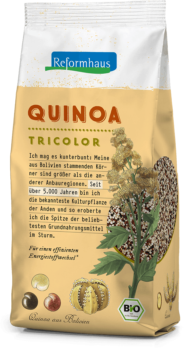 Quinoa Tricolor : Reformhaus Produkt Packshot