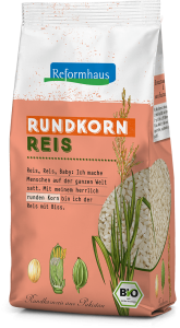 Rundkorn Reis : Reformhaus Produkt Packshot